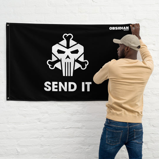 Send It Skull Flag