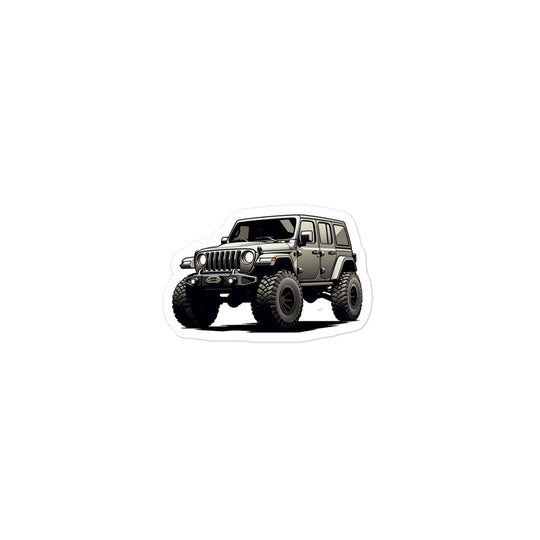 BBJ: Big Black Jeep Sticker