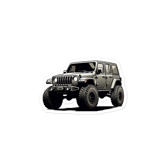BBJ: Big Black Jeep Sticker