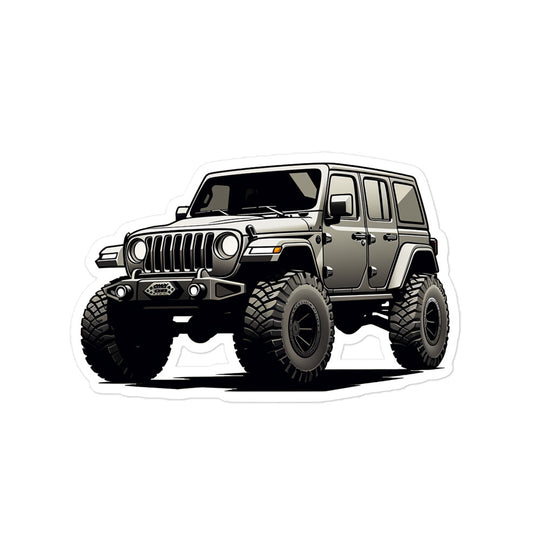 BBJ: Big Black Jeep Sticker