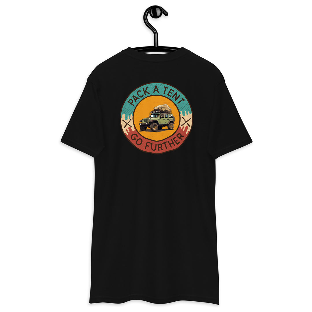 Retro: Pack a Tent Men’s Premium Heavyweight Tee