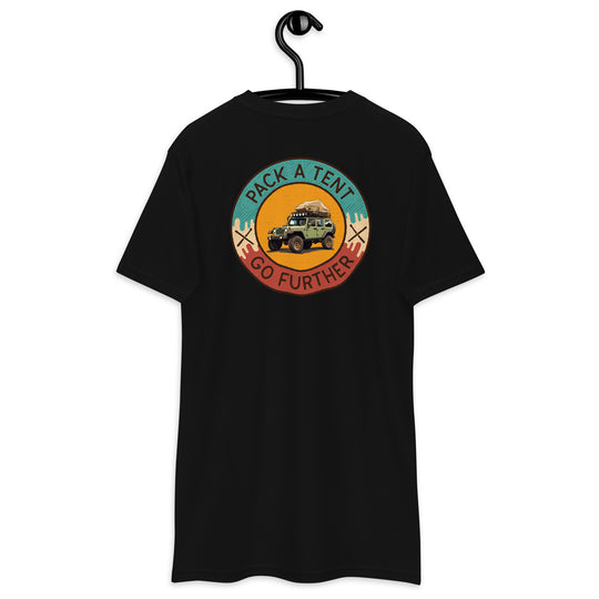 Retro: Pack a Tent Men’s Premium Heavyweight Tee