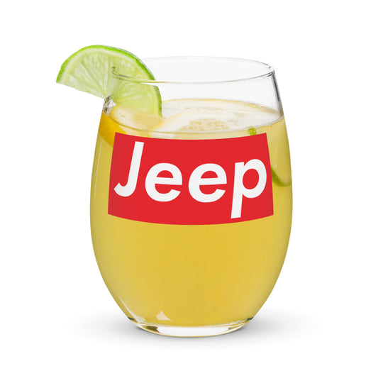 Super Off-Road: Jeep Stemless Wine Glass