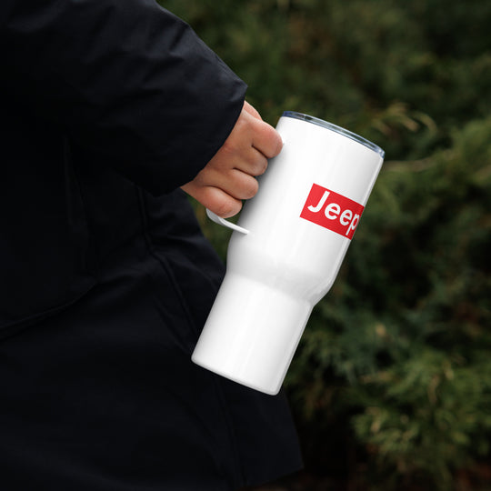 Super Off-Road: Jeep Travel Mug With a Handle