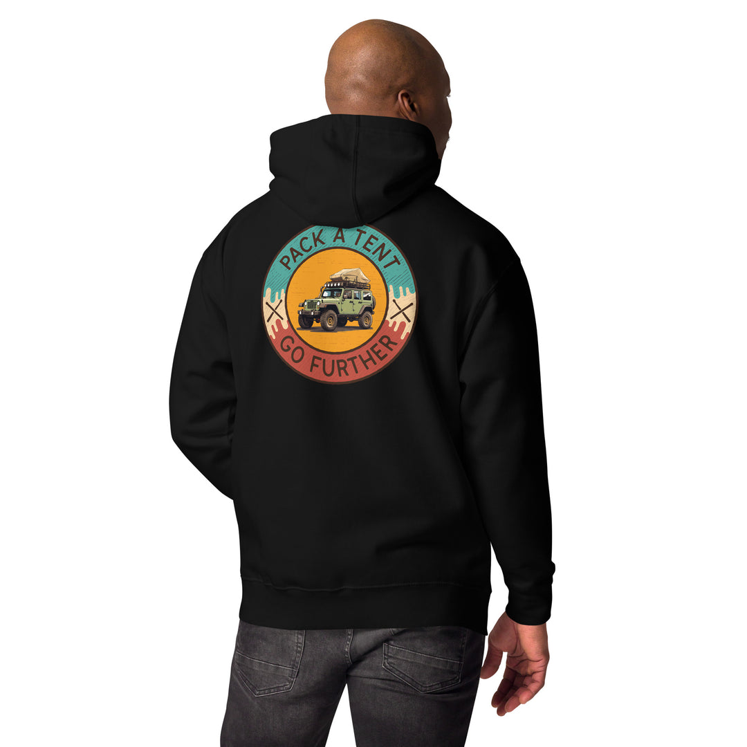 Retro: Pack A Tent Unisex Hoodie