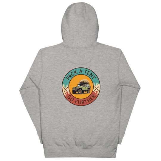 Retro: Pack A Tent Unisex Hoodie