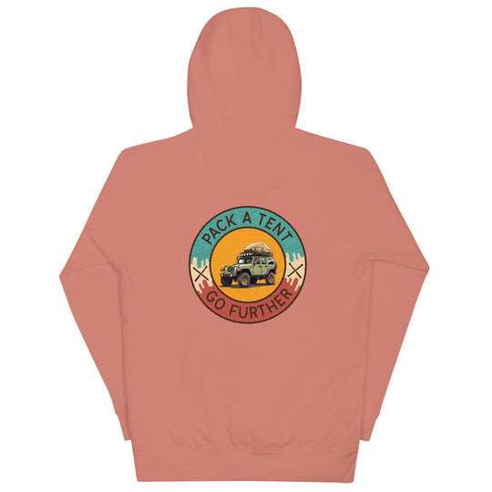 Retro: Pack A Tent Unisex Hoodie