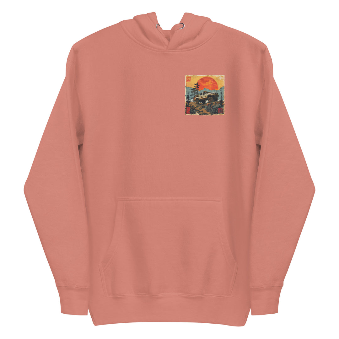 Retro: Ukiyo-e Tacoma Premium Unisex Hoodie