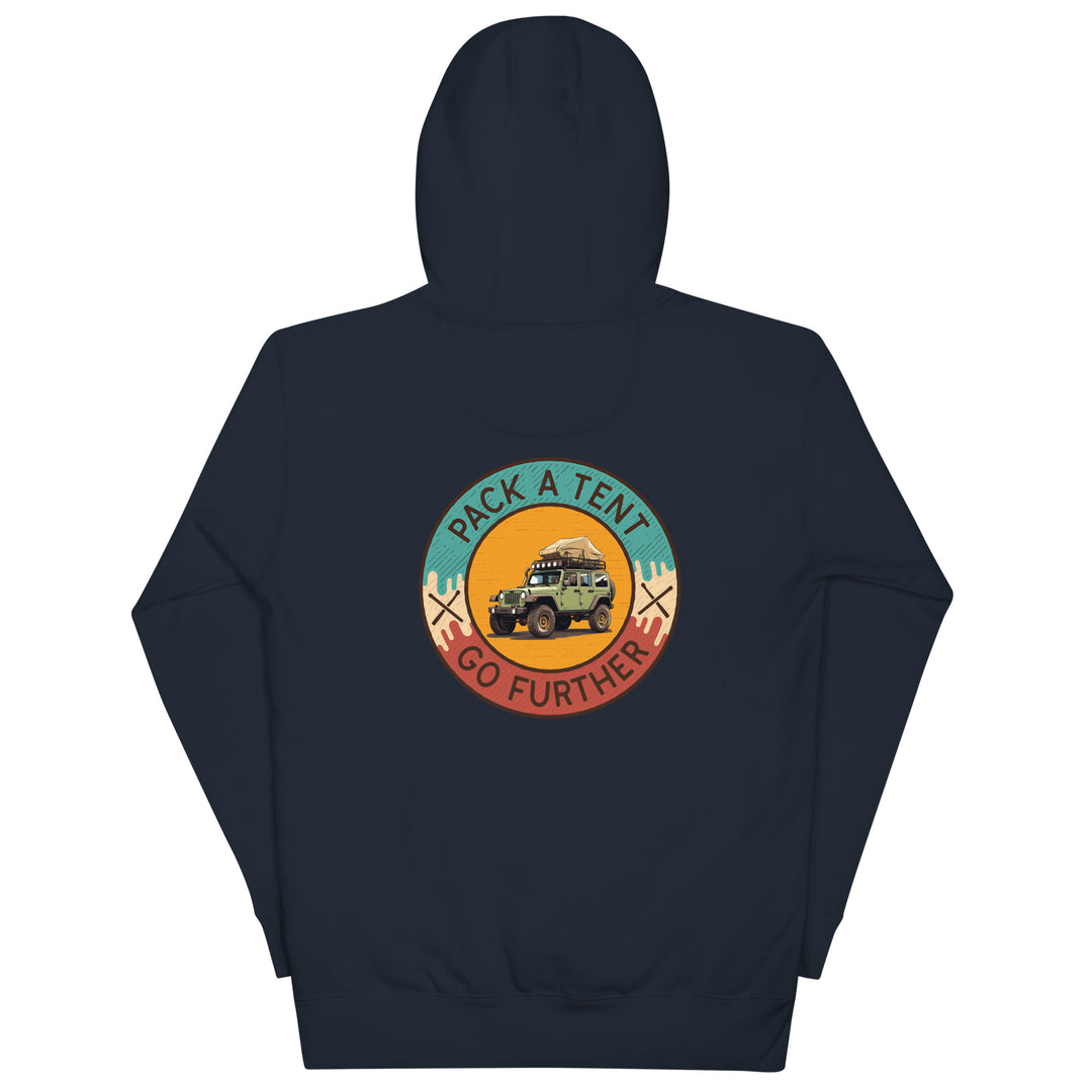 Retro: Pack A Tent Unisex Hoodie