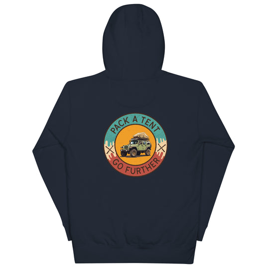Retro: Pack A Tent Unisex Hoodie