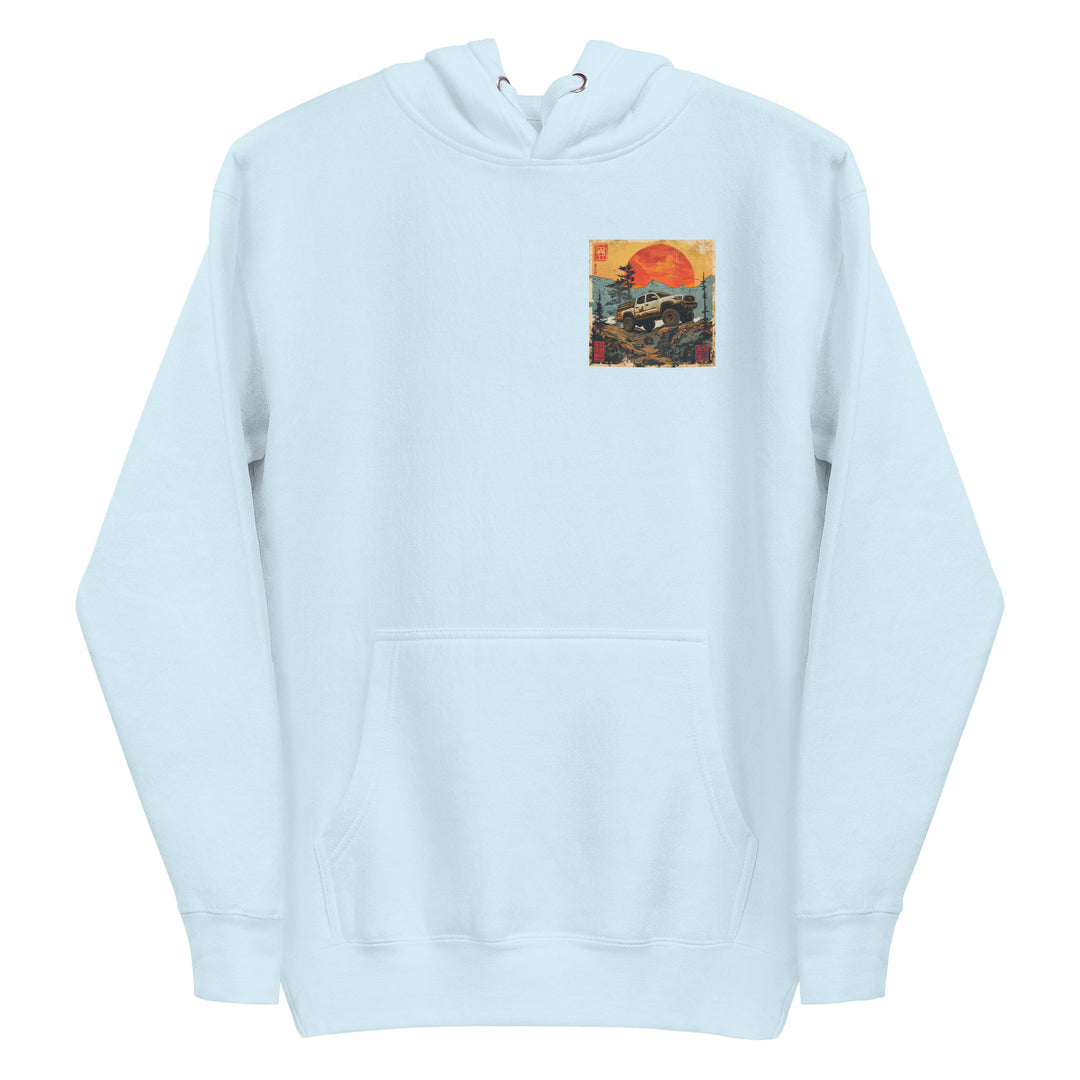 Retro: Ukiyo-e Tacoma Premium Unisex Hoodie