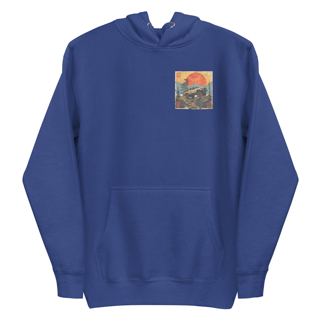 Retro: Ukiyo-e Tacoma Premium Unisex Hoodie