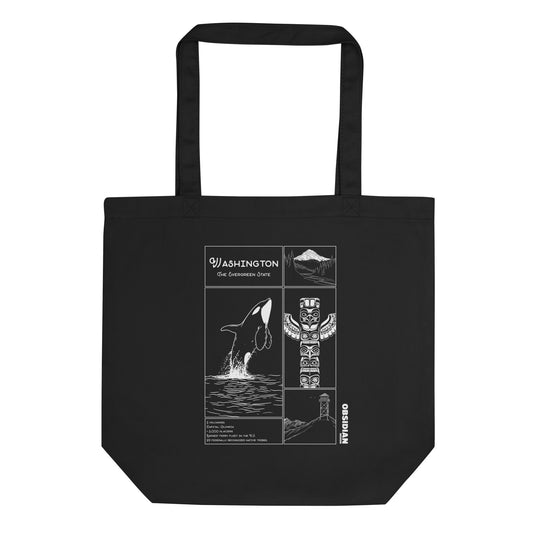 Geo: Washington Eco Tote Bag