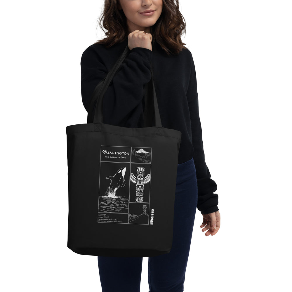 Geo: Washington Eco Tote Bag