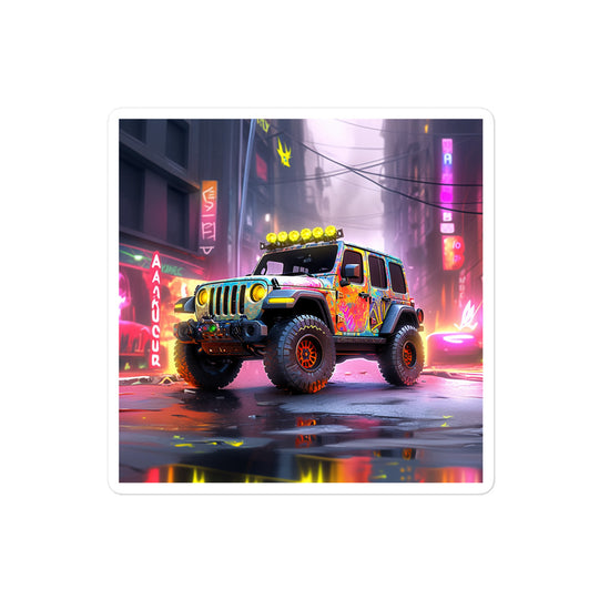 Urban Outlander: Graffiti Steampunk Jeep Sticker