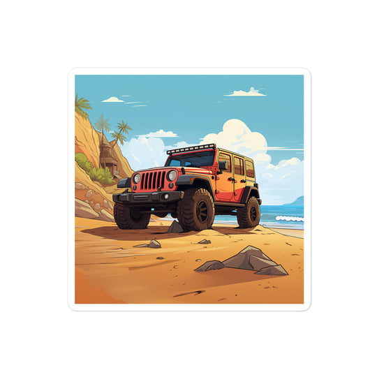 Coastline Cruiser: Jeep Sticker