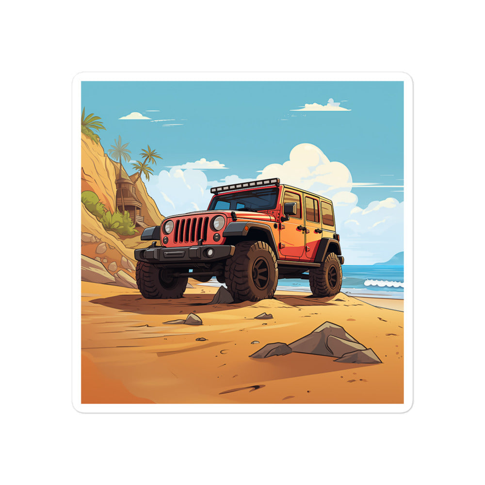 Coastline Cruiser: Jeep Sticker