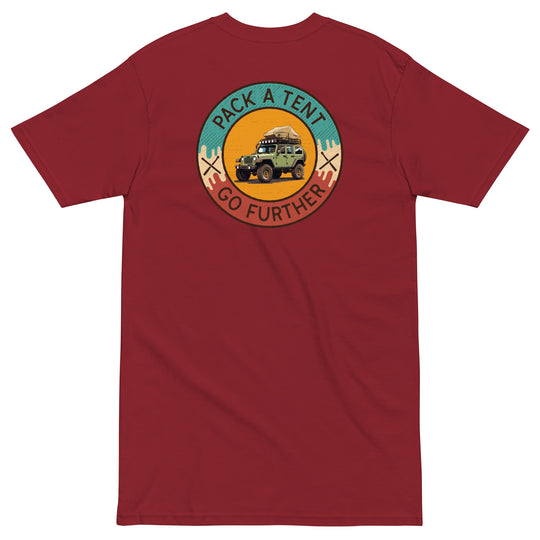 Retro: Pack a Tent Men’s Premium Heavyweight Tee