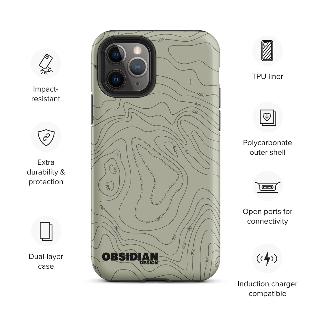 Topo: Green Tough Case for iPhone®