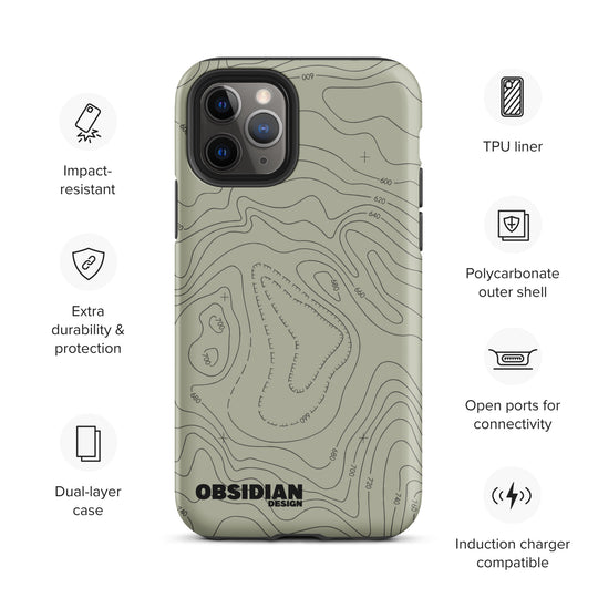 Topo: Green Tough Case for iPhone®