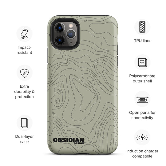 Topo: Green Tough Case for iPhone®