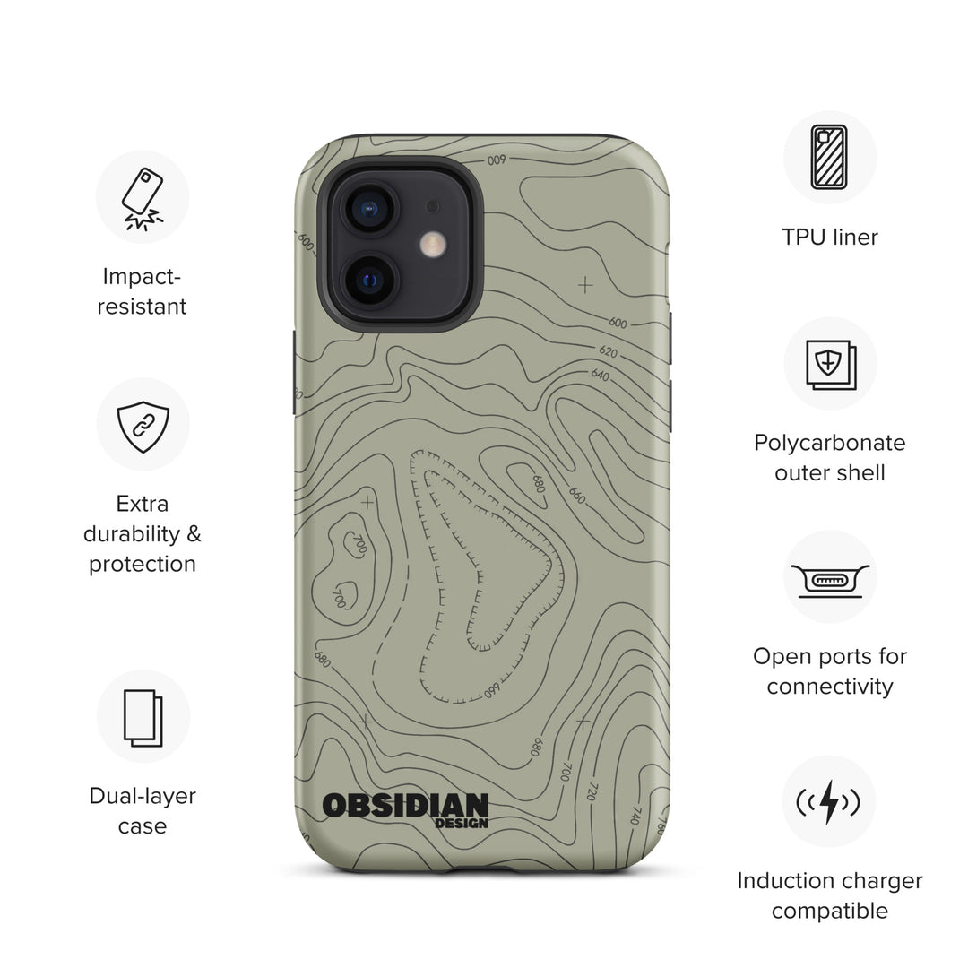 Topo: Green Tough Case for iPhone®