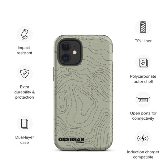 Topo: Green Tough Case for iPhone®