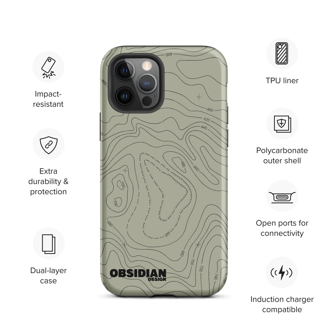 Topo: Green Tough Case for iPhone®