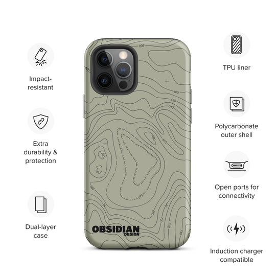 Topo: Green Tough Case for iPhone®