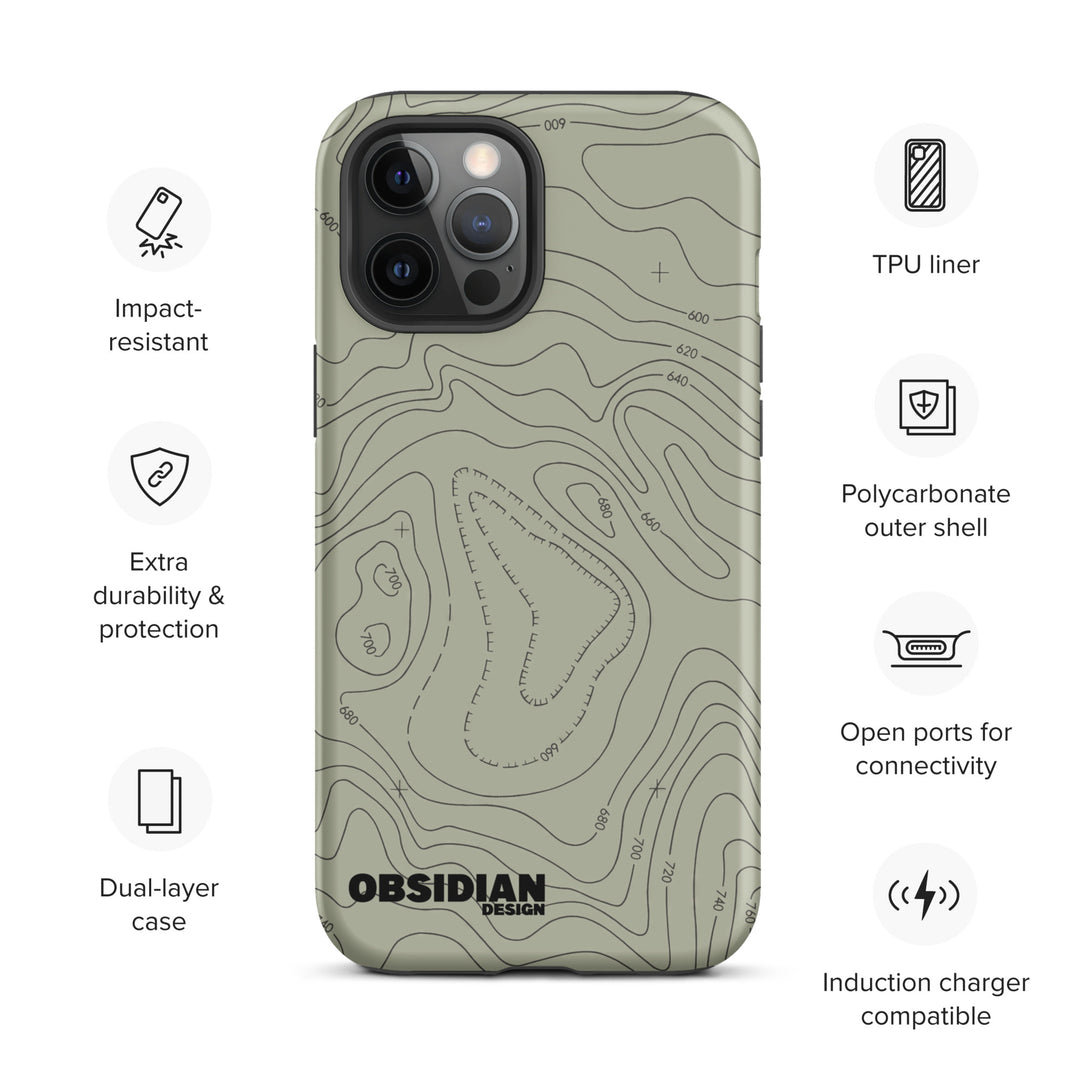 Topo: Green Tough Case for iPhone®