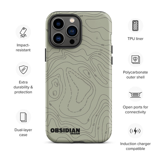 Topo: Green Tough Case for iPhone®