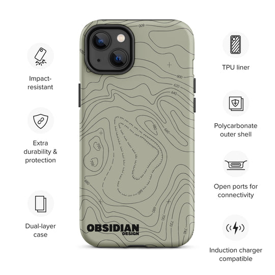 Topo: Green Tough Case for iPhone®