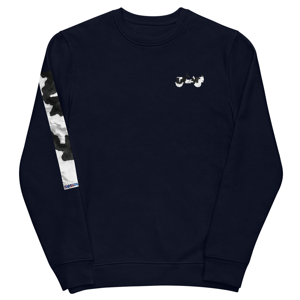 Topo: Old School Jeep Unisex Eco Sweatshirt