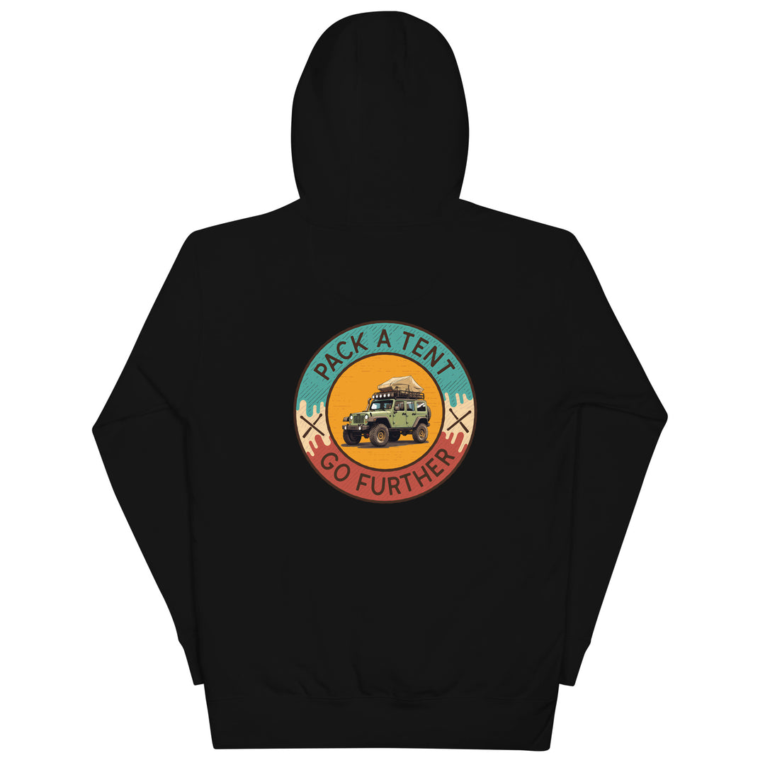 Retro: Pack A Tent Unisex Hoodie