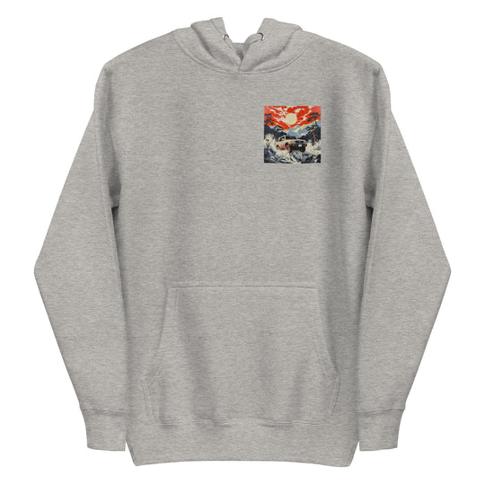 Retro: Ukiyo-e 4Runner Premium Unisex Hoodie