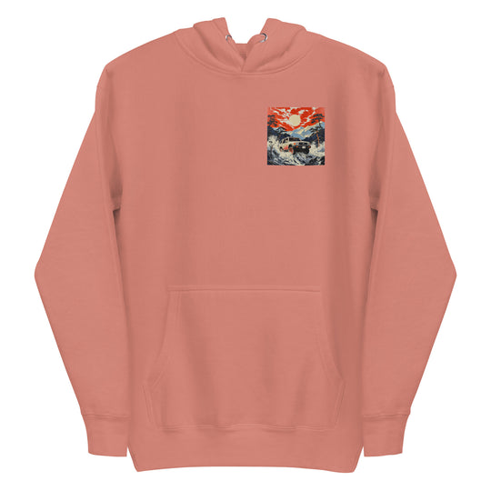 Retro: Ukiyo-e 4Runner Premium Unisex Hoodie