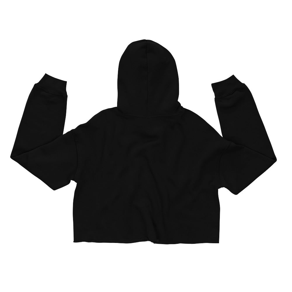 Tonal: Obsidian Embroidered Crop Hoodie